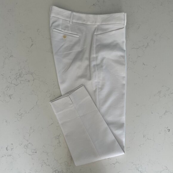 Talbots Hampshire Curvy Neutral 4 Pocket Cotton Rayon Pants White Sz 6 NWOT - Picture 2 of 12